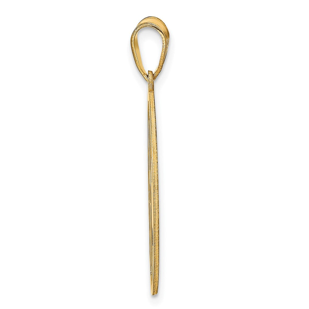 Vergoldet Sterlingsilber /gold Rund Ausgeschnitten Monogramm Anhänger