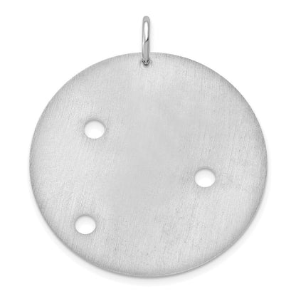 Sterlingsilber /rhodiniert Signature mit Birthstones Anhänger