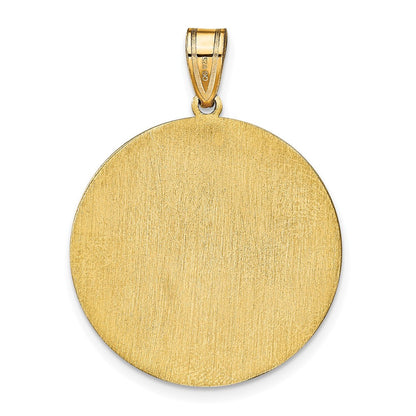 Vergoldet Sterlingsilber /gold Rund Block Buchstabe Monogramm Anhänger