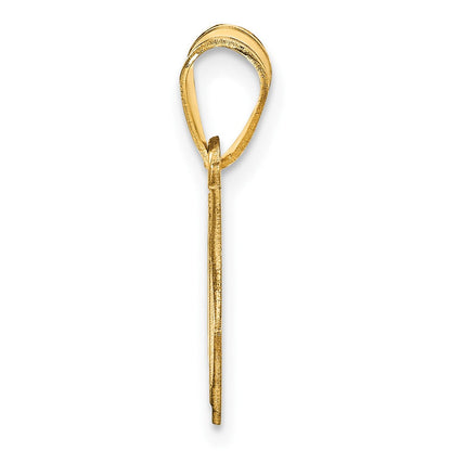14K Gelbgold 14K Gelbgold Personalisiert Football Anhänger