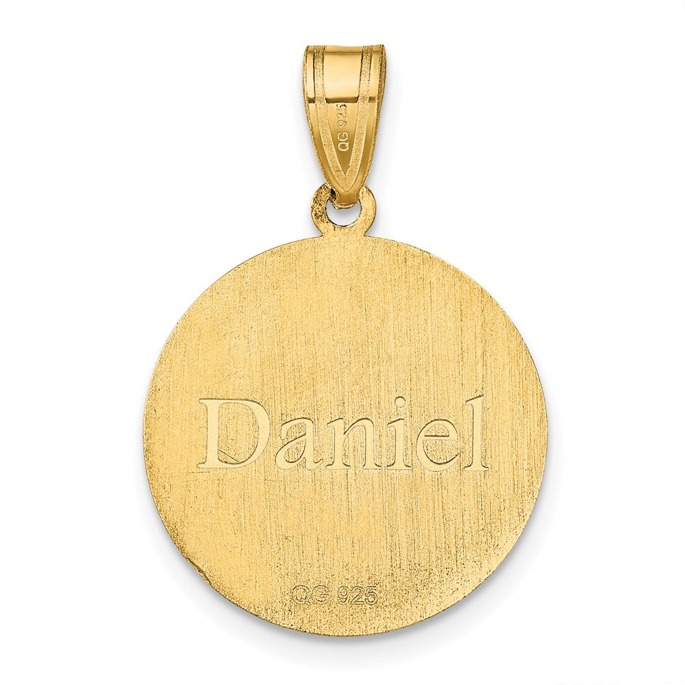 Vergoldet Sterlingsilber /gold Personalisiert Baseball Anhänger