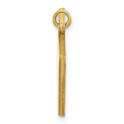 14K Gelbgold Personalisiert Megaphone Anhänger