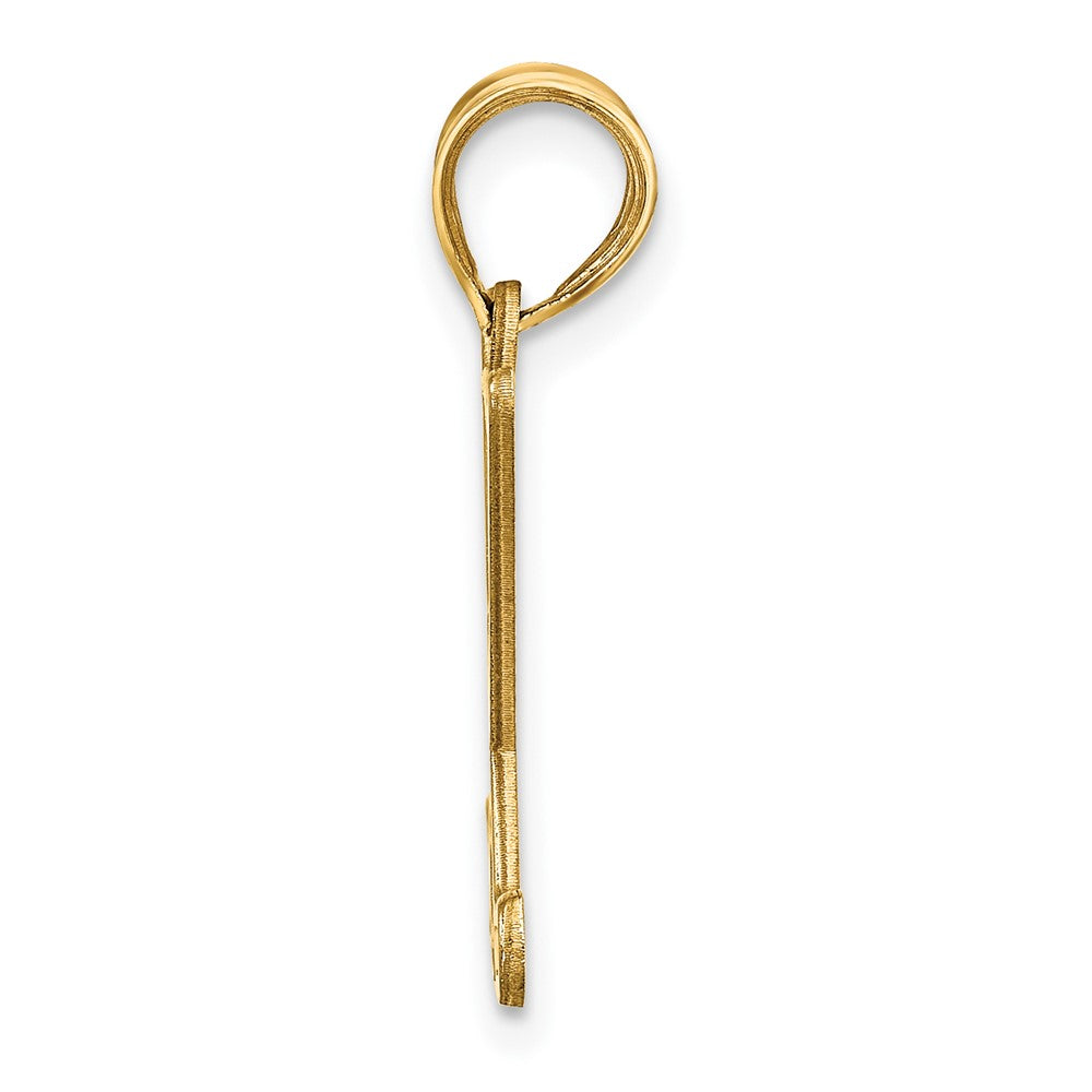Vergoldet Sterlingsilber /gold Personalisiert Hockey Anhänger