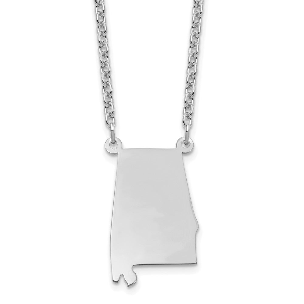 Sterlingsilber Silber/rhodiniert Alabama State Halskette
