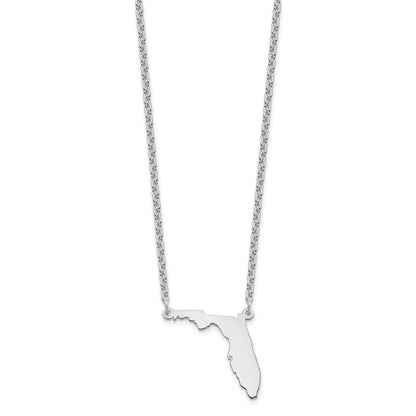 Sterlingsilber Silber/rhodiniert Florida State Halskette