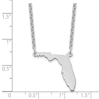 Sterlingsilber Silber/rhodiniert Florida State Halskette