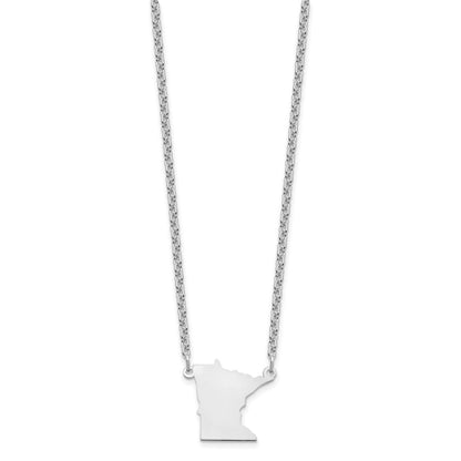 Sterlingsilber Silber/rhodiniert Minnesota State Halskette