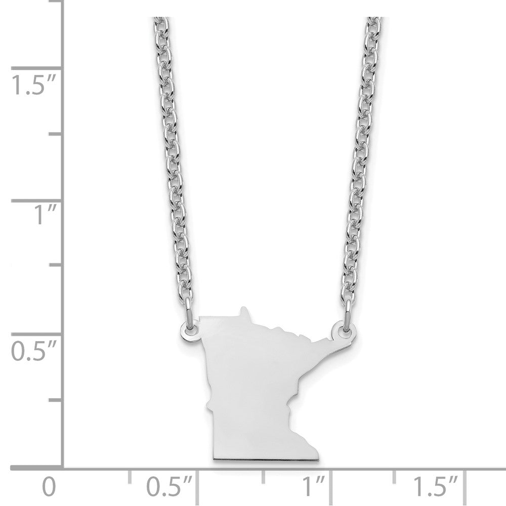 Sterlingsilber Silber/rhodiniert Minnesota State Halskette