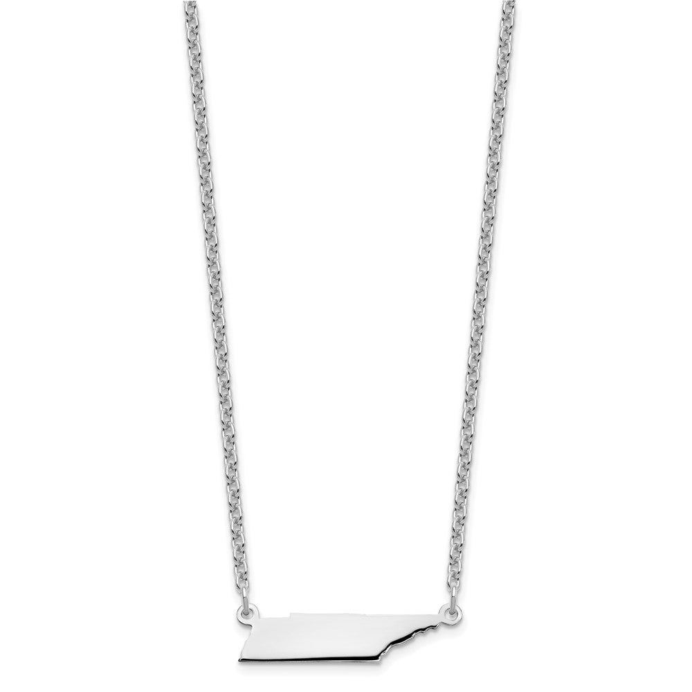 Sterlingsilber Silber/rhodiniert Tennessee State Halskette