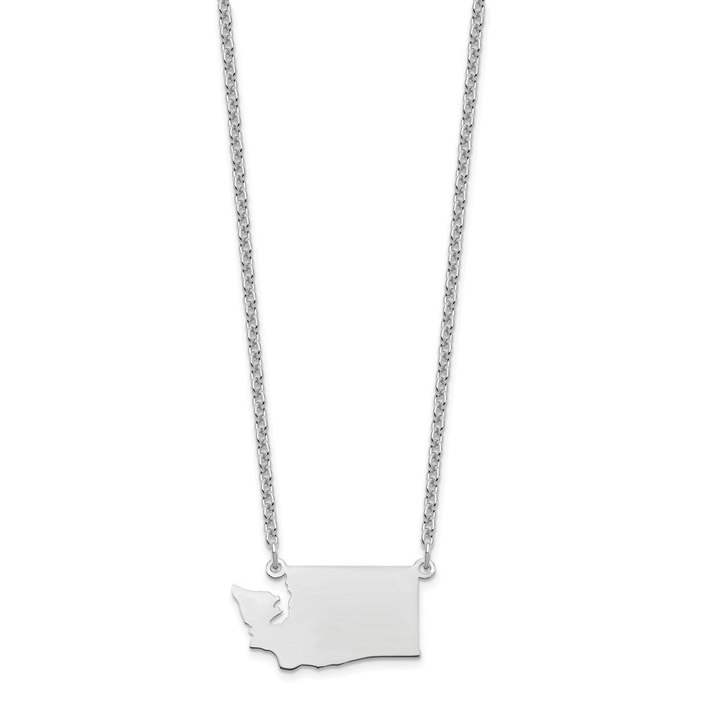 Sterlingsilber Silber/rhodiniert Washington State Halskette