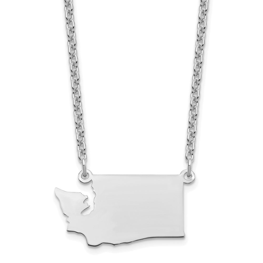 Sterlingsilber Silber/rhodiniert Washington State Halskette