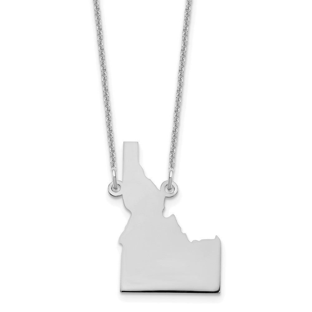 14K Weißgold 14kw Idaho State Halskette