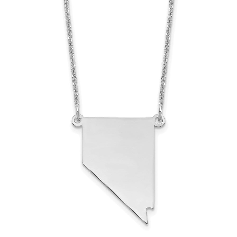 14K Weißgold 14kw Nevada State Halskette