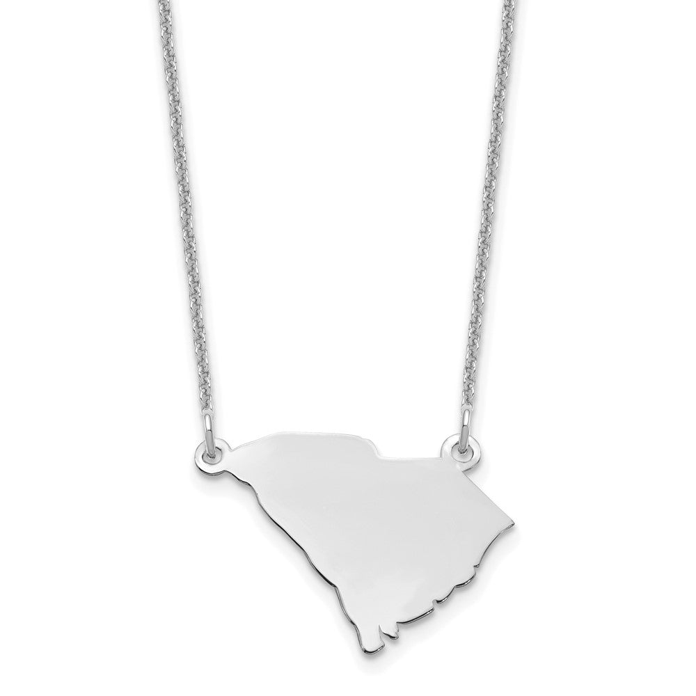 14K Weißgold 14kw South Carolina State Halskette