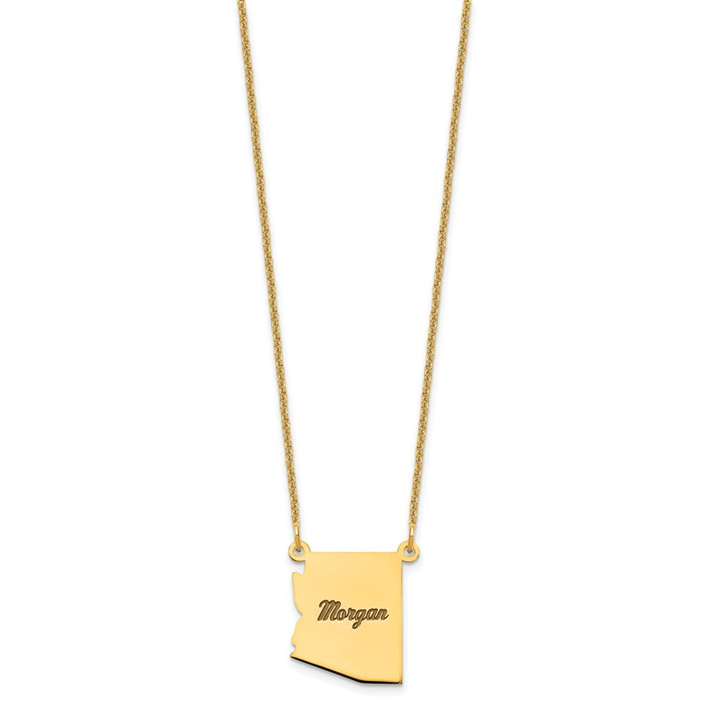 14K Gelbgold 14ky Arizona State Halskette