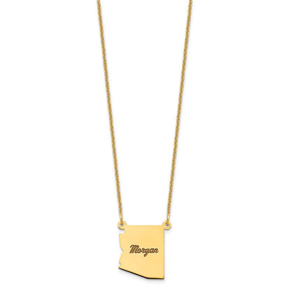 14K Gelbgold 14ky Arizona State Halskette