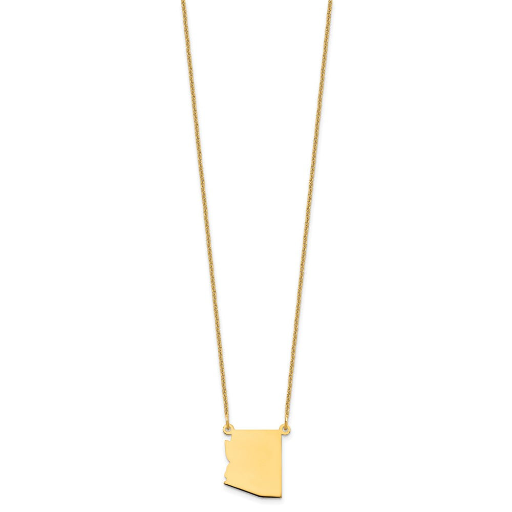 14K Gelbgold 14ky Arizona State Halskette