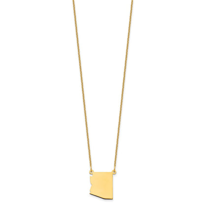 14K Gelbgold 14ky Arizona State Halskette
