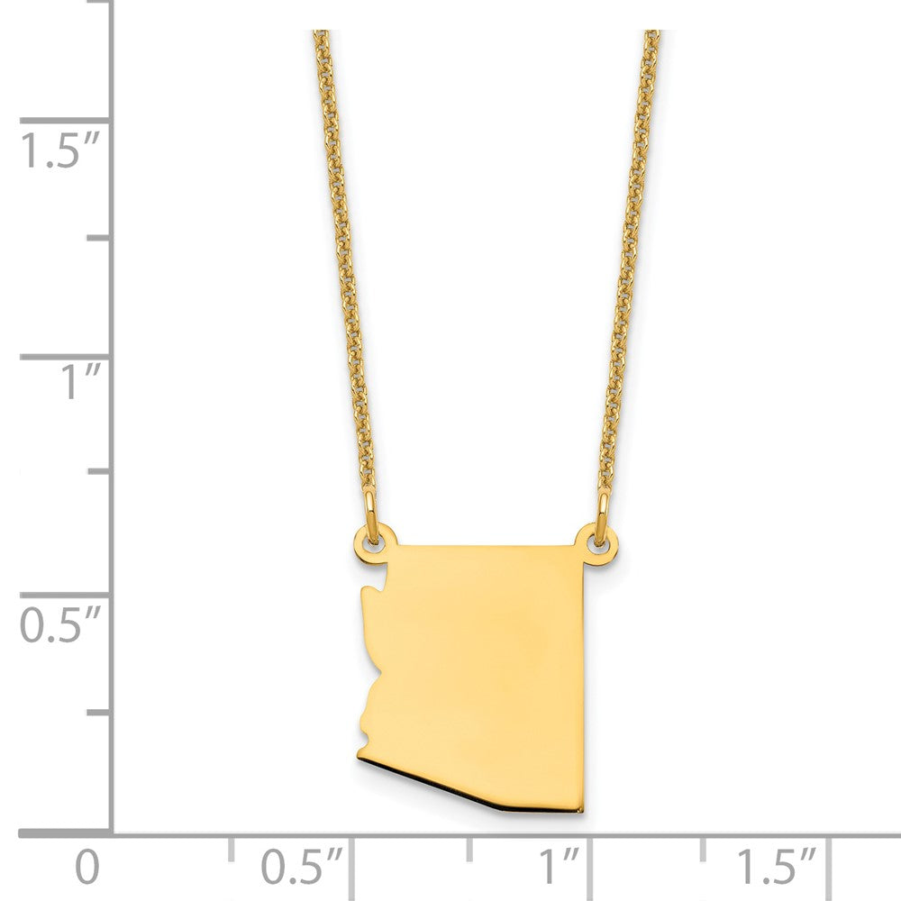 14K Gelbgold 14ky Arizona State Halskette