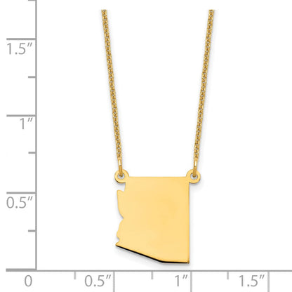 14K Gelbgold 14ky Arizona State Halskette