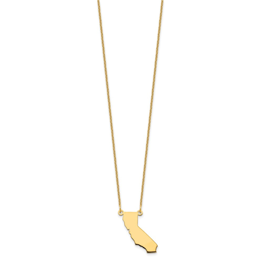14K Gelbgold 14ky California State Halskette
