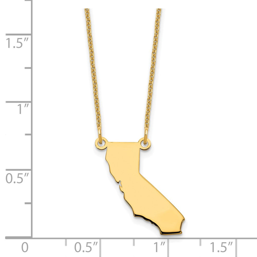 14K Gelbgold 14ky California State Halskette