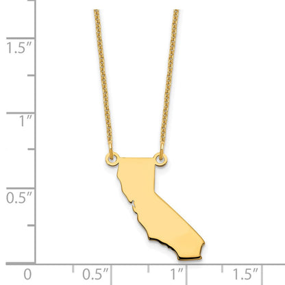 14K Gelbgold 14ky California State Halskette