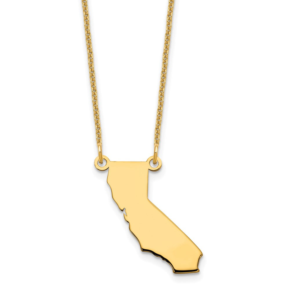 14K Gelbgold 14ky California State Halskette