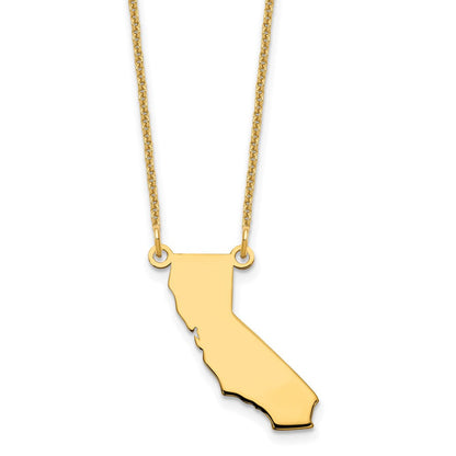 14K Gelbgold 14ky California State Halskette