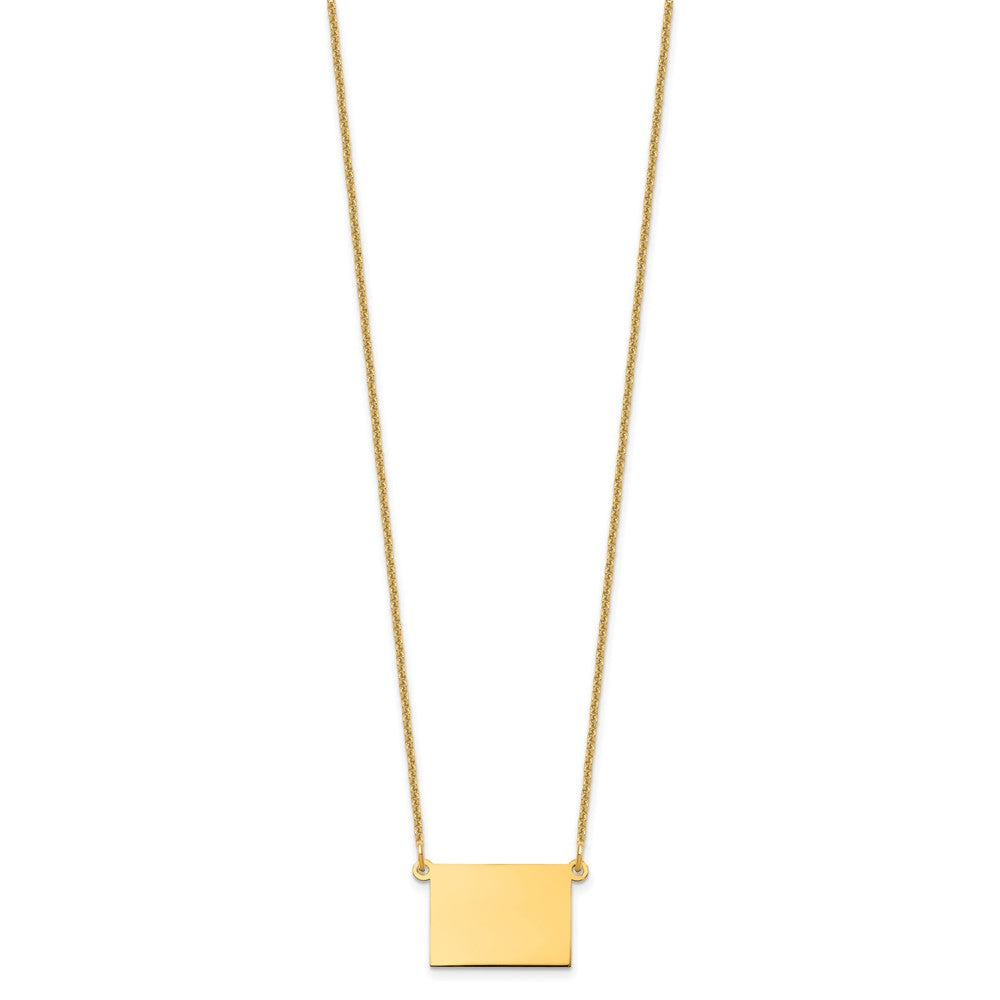14K Gelbgold 14ky Colorado State Halskette