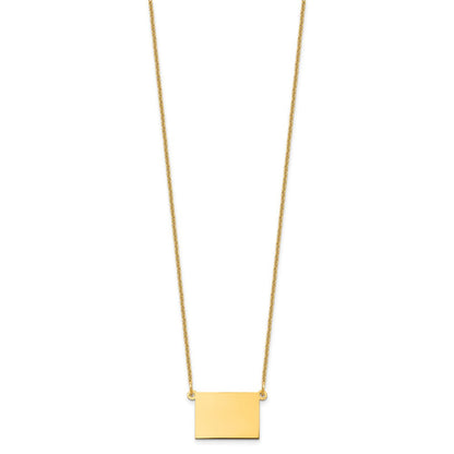 14K Gelbgold 14ky Colorado State Halskette