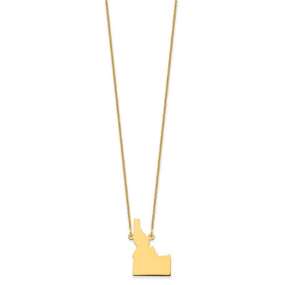 14K Gelbgold 14ky Idaho State Halskette