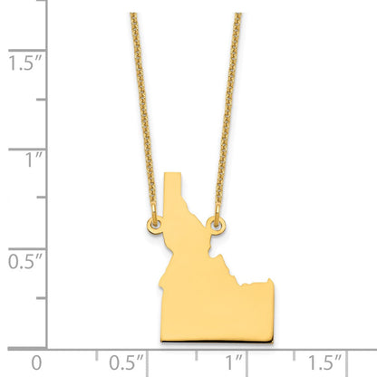 14K Gelbgold 14ky Idaho State Halskette