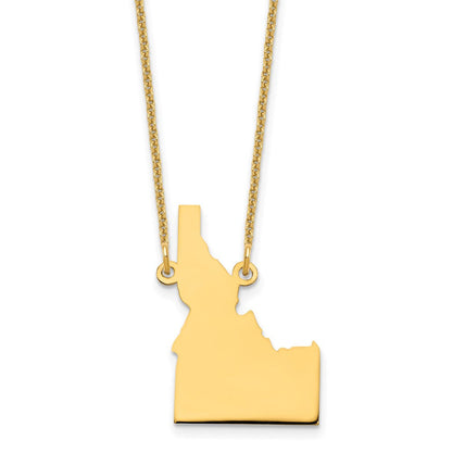 14K Gelbgold 14ky Idaho State Halskette
