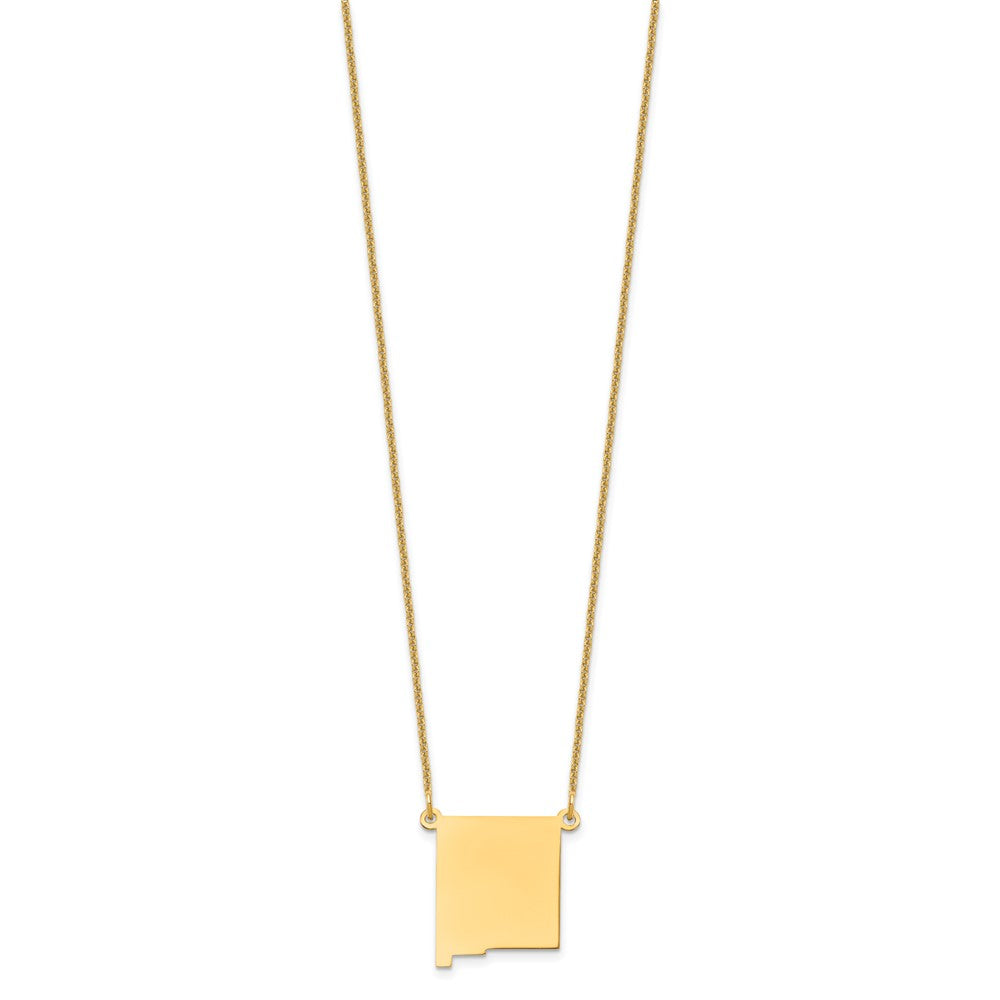 14K Gelbgold 14ky New Mexico State Halskette
