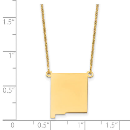 14K Gelbgold 14ky New Mexico State Halskette