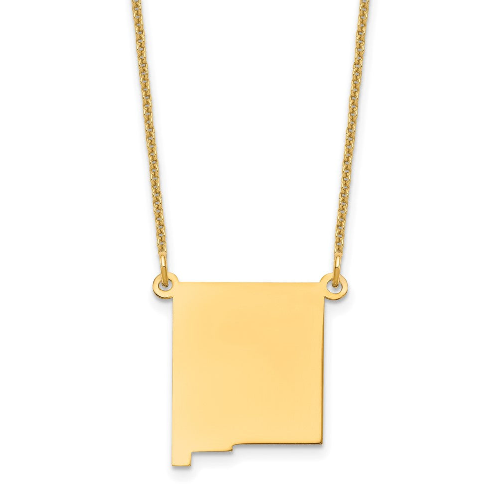 14K Gelbgold 14ky New Mexico State Halskette