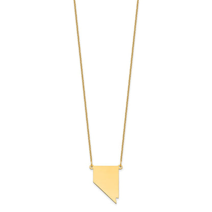 14K Gelbgold 14ky Nevada State Halskette