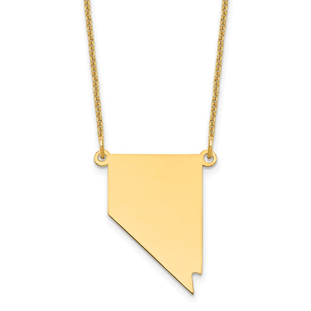 14K Gelbgold 14ky Nevada State Halskette