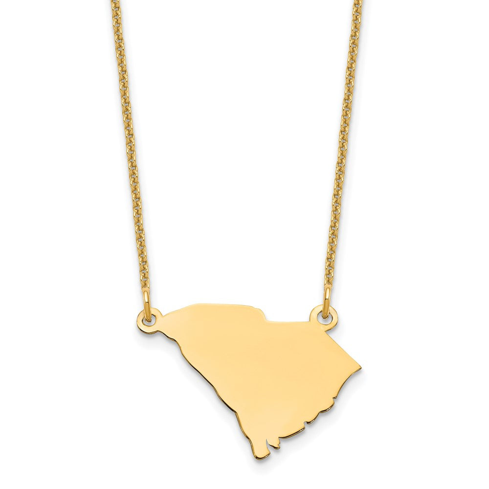14K Gelbgold 14ky South Carolina State Halskette