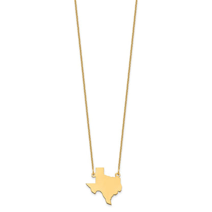 14K Gelbgold 14ky Texas State Halskette