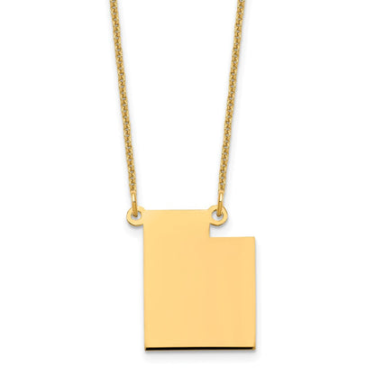 14K Gelbgold 14ky Utah State Halskette