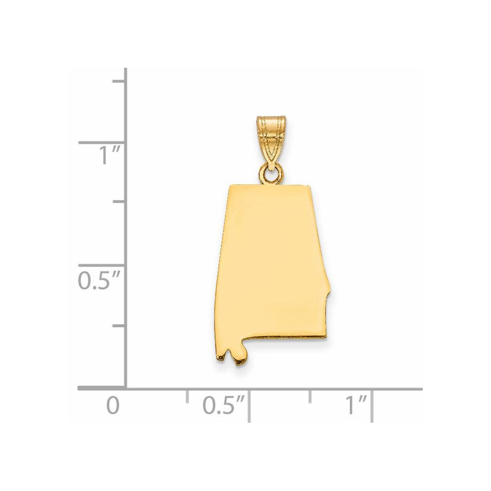 14K Gelbgold 14ky Alabama State Anhänger