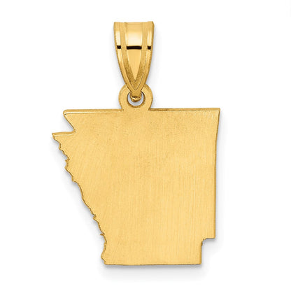 14K Gelbgold 14ky Arkansas State Anhänger