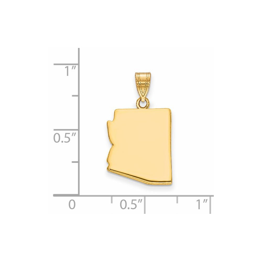 14K Gelbgold 14ky Arizona State Anhänger