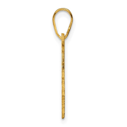 14K Gelbgold 14ky Georgia State Anhänger