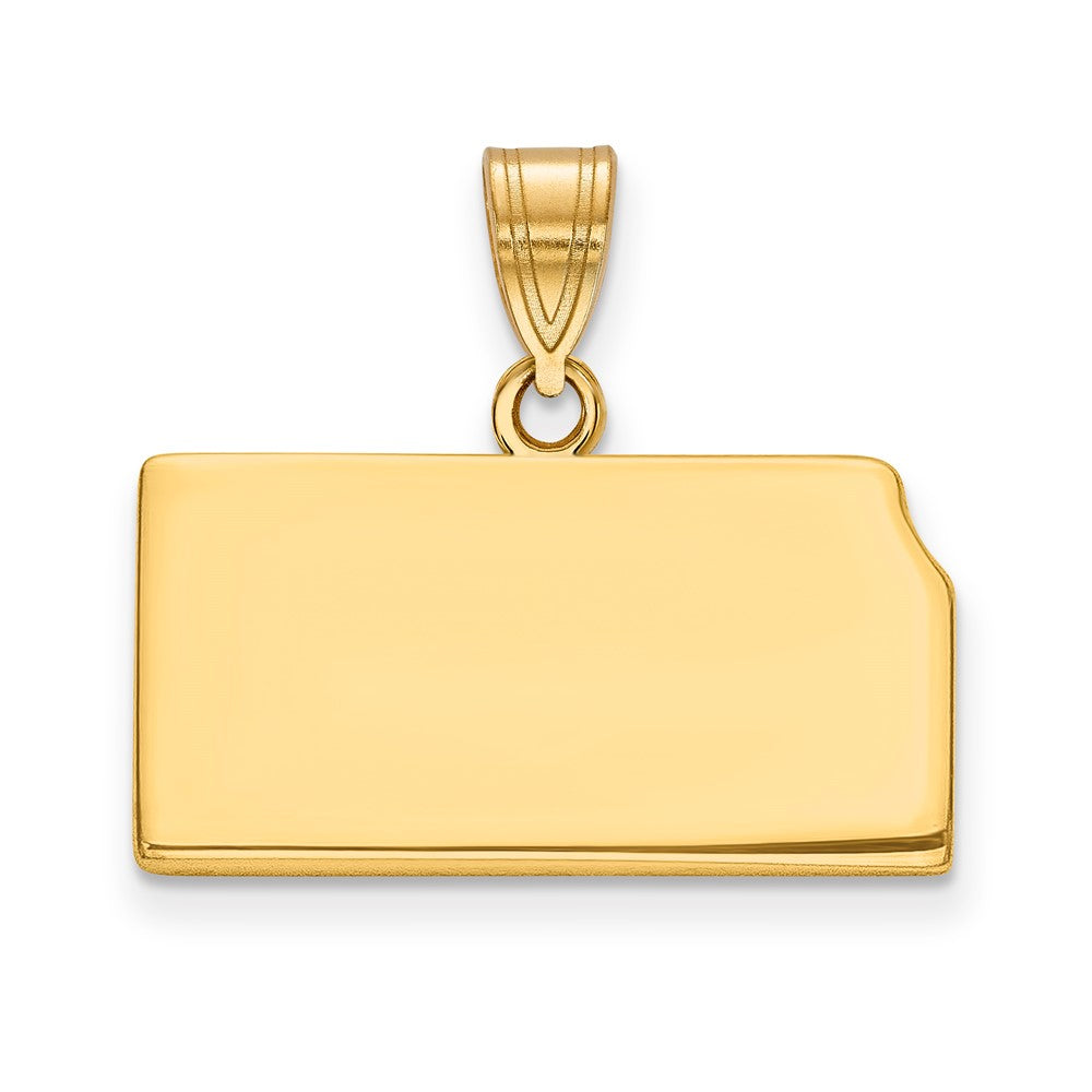 14K Gelbgold 14ky Kansas State Anhänger