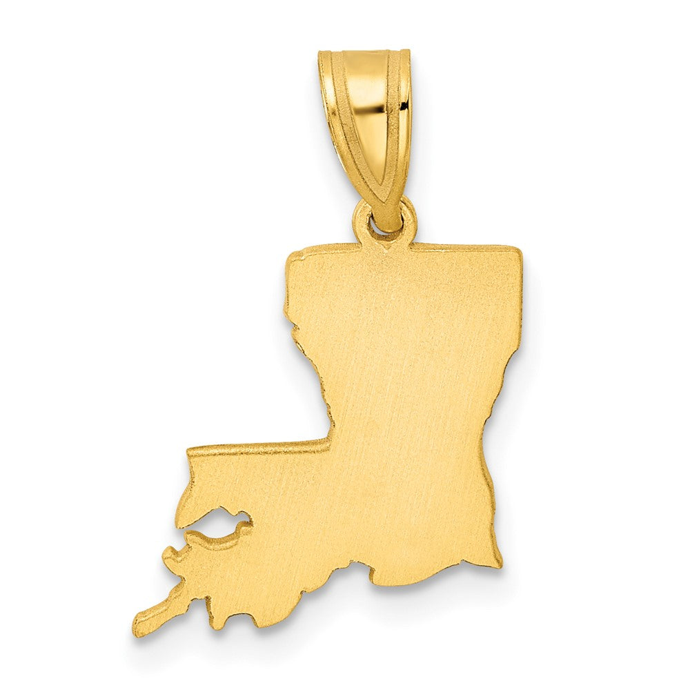 14K Gelbgold 14ky Louisiana State Anhänger