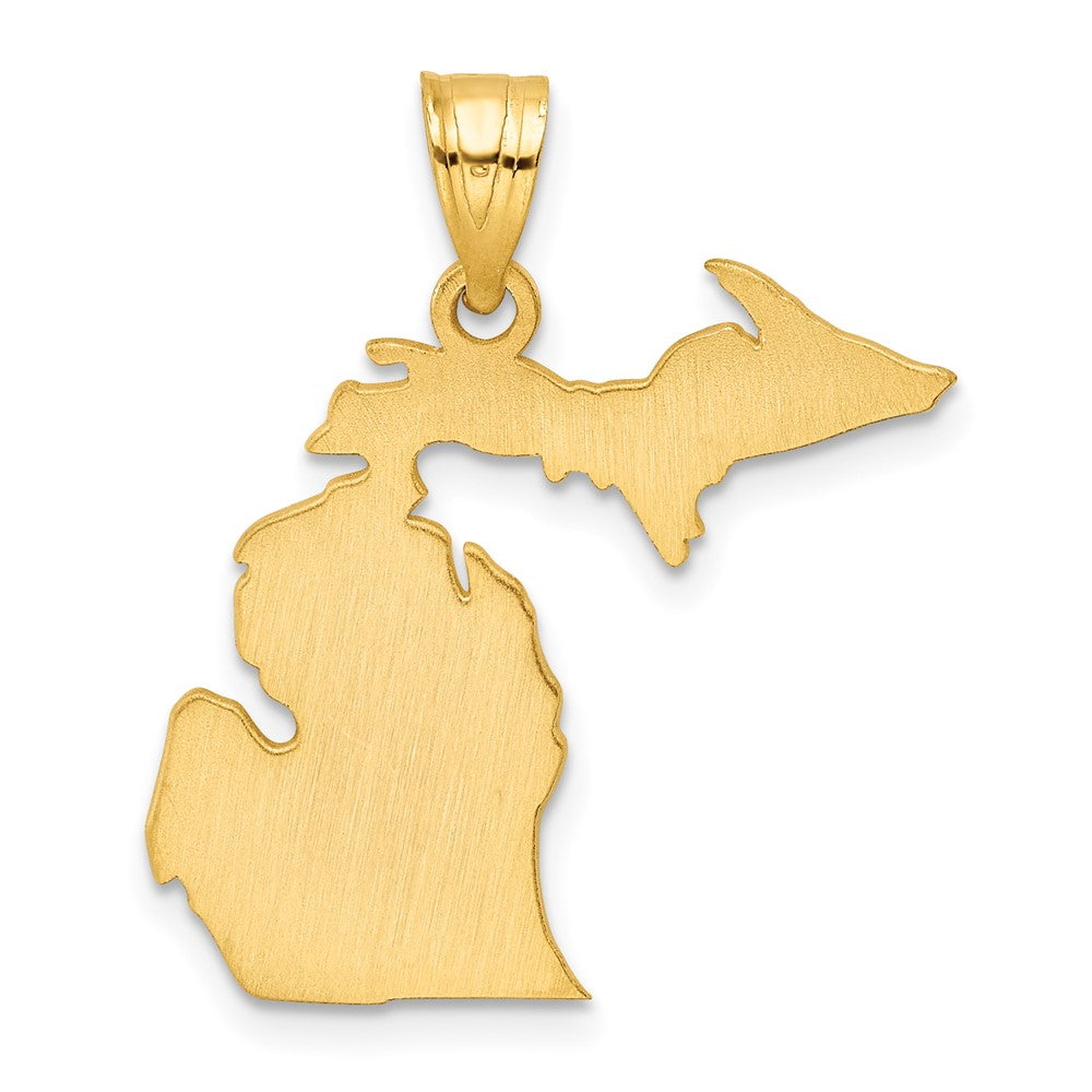 14K Gelbgold 14ky Michigan State Anhänger