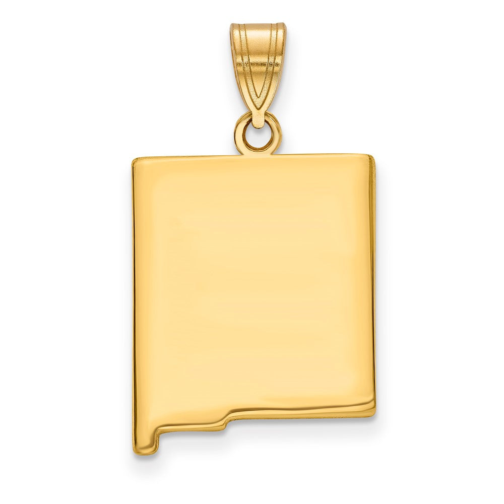 14K Gelbgold 14ky New Mexico State Anhänger